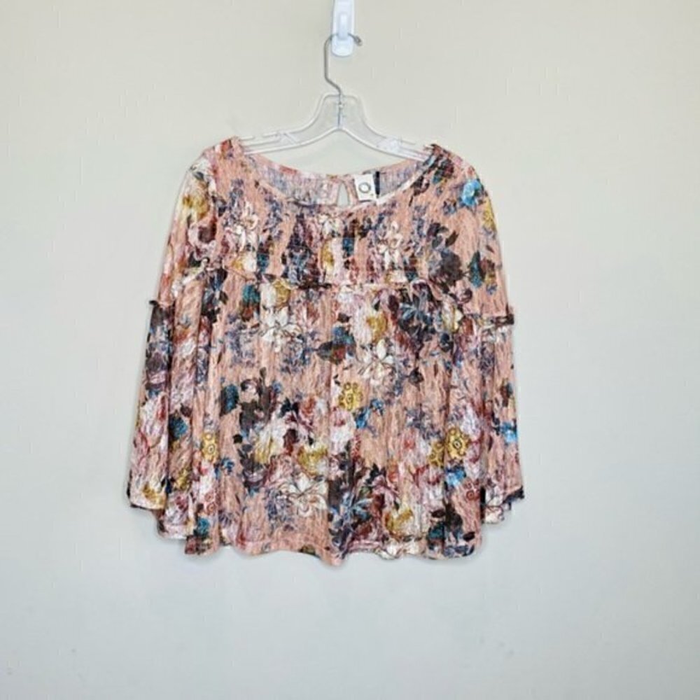 Anthro Akemi + Kin Patrizia Floral Lace Blouse (S) - Picture 4 of 9